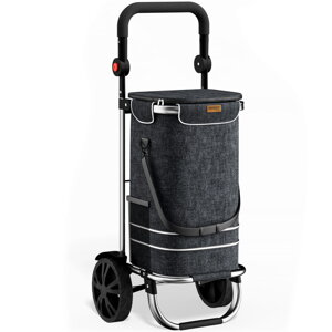 Einkaufstrolley EASY, 50 l, schwarz