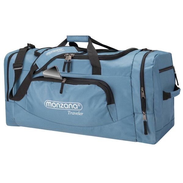 Schulter-Reisetasche JERGY, 90 l, 65x32x33 cm, blau